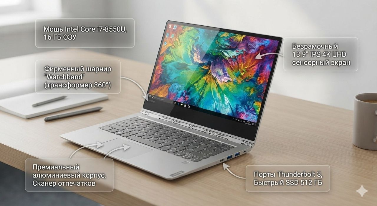 Ультрабук-трансформер Lenovo Yoga 920